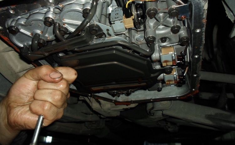 Замена масла в Акпп