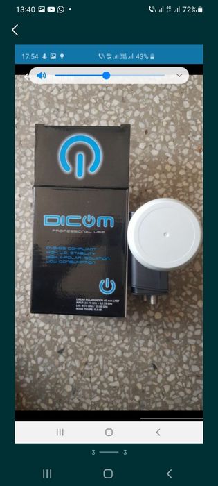 LNB Dicom parabolica 4 ieșiri HD nou