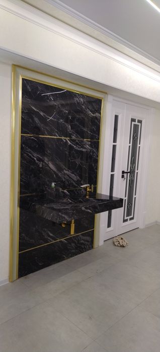 Хар хил турдаги плитка ишларини киламиз, хар хил турдаги раковиналар