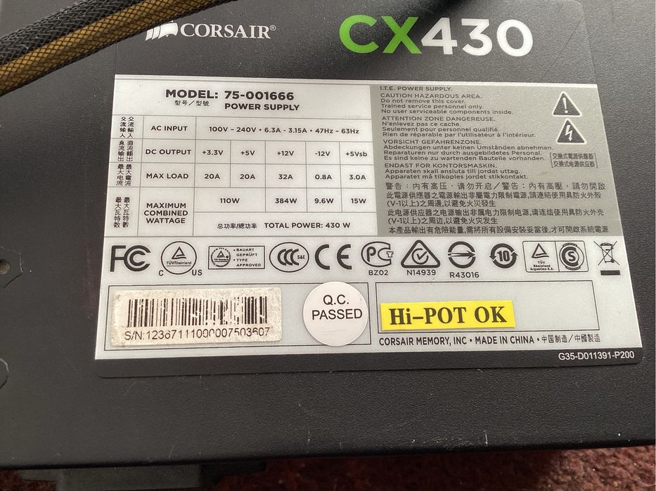 Sursă cx430 perfect fubctionala