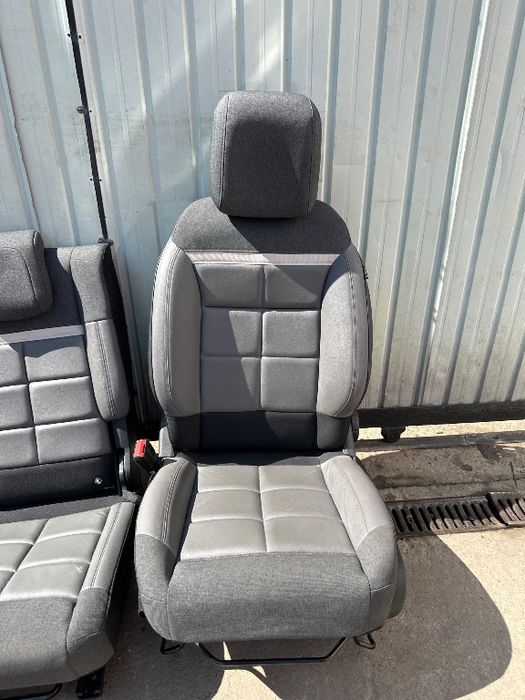 Interior complet piele + textil Citroen C5 Aircross 2020 2021 2022 Europa Scaune Fata / Bancheta Spate / Fete de Portiera / Cotiera / Plasticuri