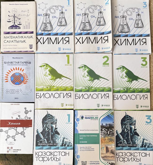 Educon, Qazbilim ұбтға дайындық кітаптары