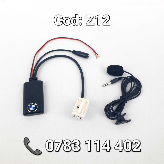Mufa-Adaptor-Modul-Intrare Audio-Aux-Bluetooth BMW E60 E87 E81 E90-Z12
