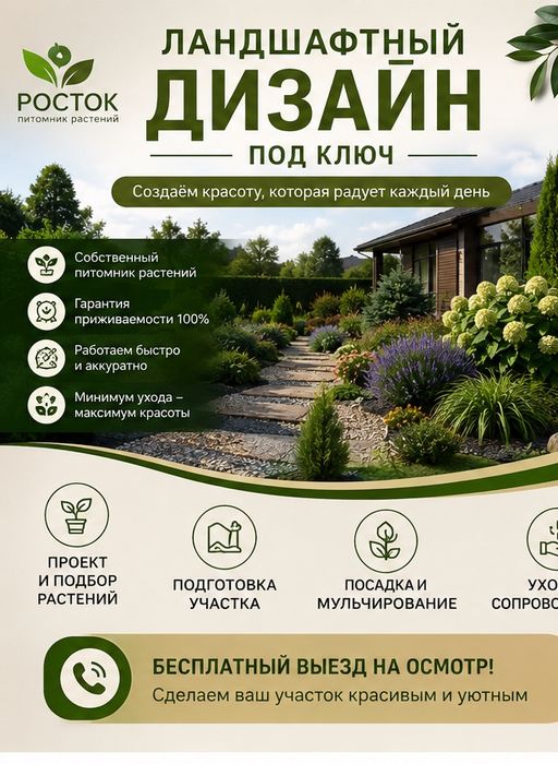 Ландшафтный дизайн Озеленение