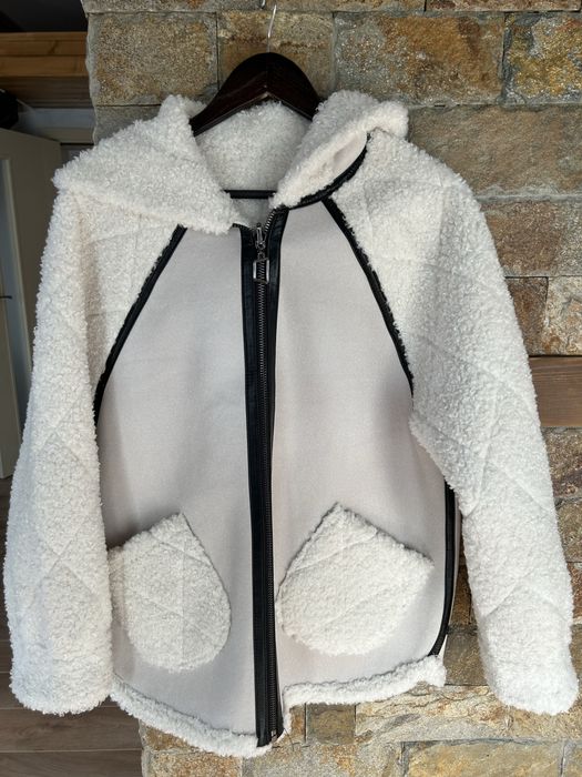 Зимно яке с качулка и две лица