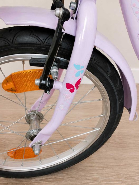 Детски велосипед Kikkaboo Kikkaride 16" с кошница и багажник – отлично състояние 2 броя