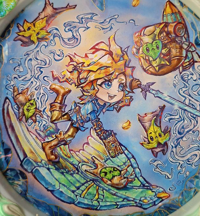 Zelda totk Tears of the Kingdom  fanart switch joc game