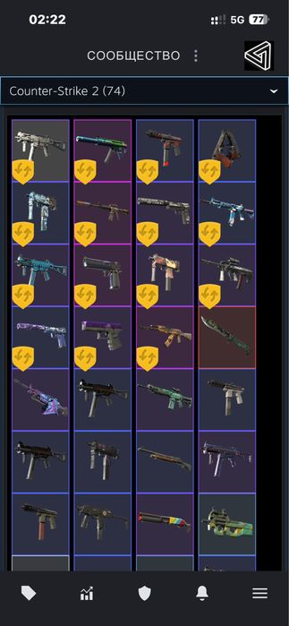 Стим аккаунт КС2, раст