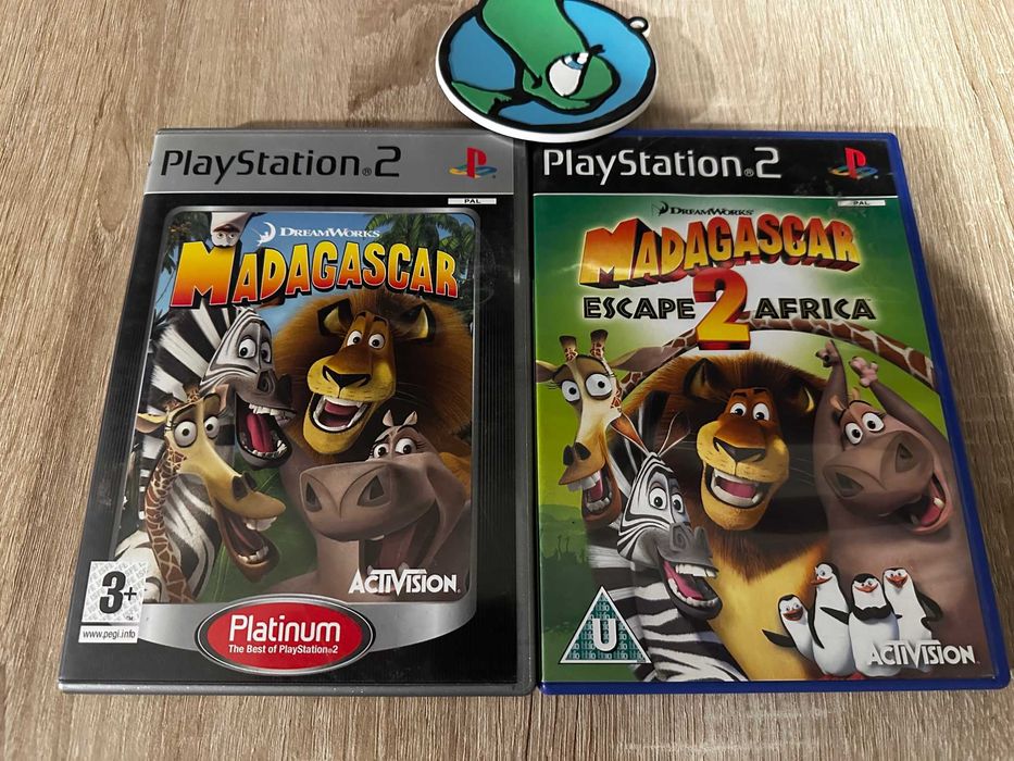 Madagascar + Madagascar: Escape 2 Africa Playstation 2 PS2