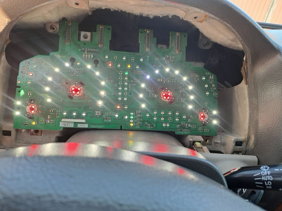 Пересвет панели авто