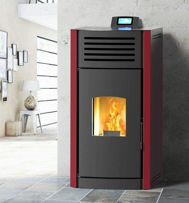 Centrala pe peleti Mareli compacta Matera 12, 18, 24, 35, 50kW - AUTOCURATARE