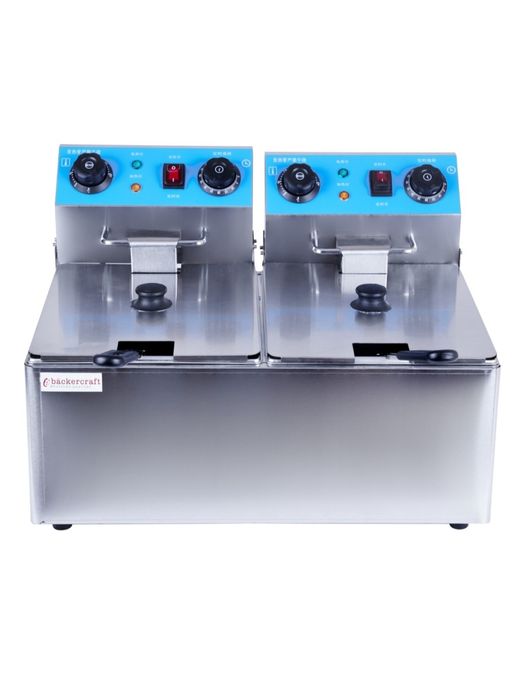Фритюрница BACKERCRAFT GB-8L-2 серебристый