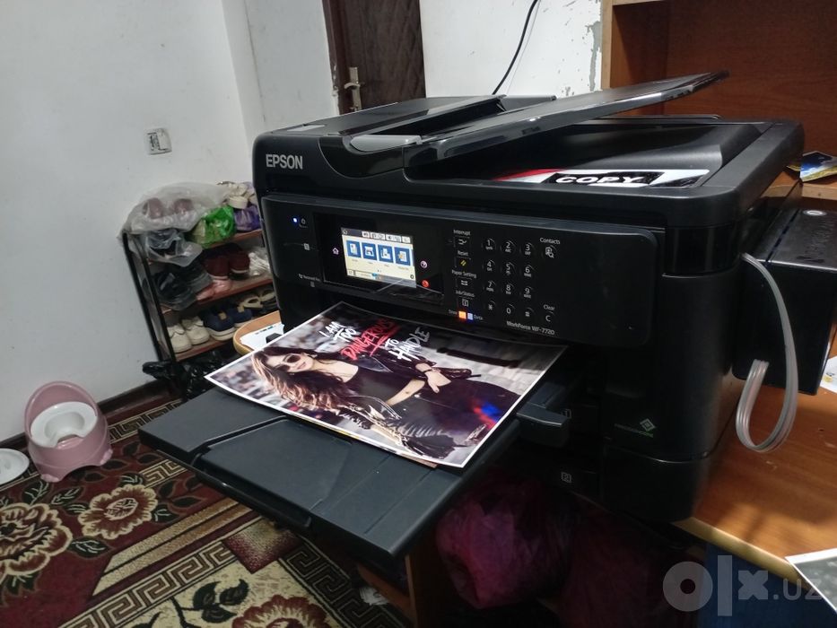 Epson wf 7720 juda tezkor 8tali a3 va a3+va a4 Kopiya skanerli printer