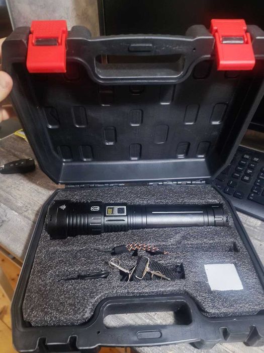 Мощный Супер Фонарик Фонарь Fonar Fanar, Луч 10 км, Металл корпус