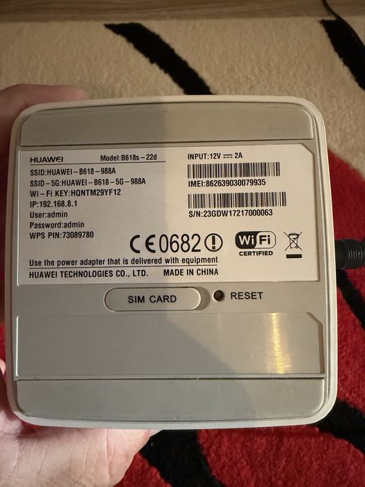 Router 4g huawei B618s-22D