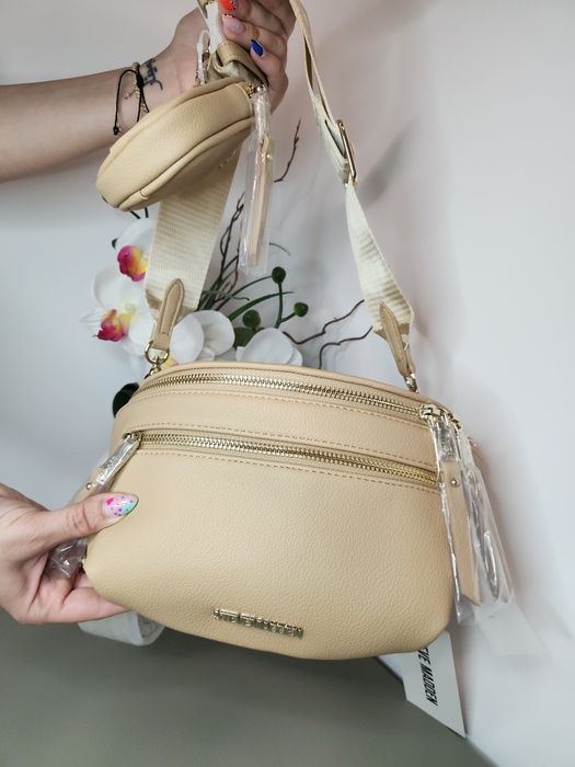 Steve Madden – дамска чанта, бежова