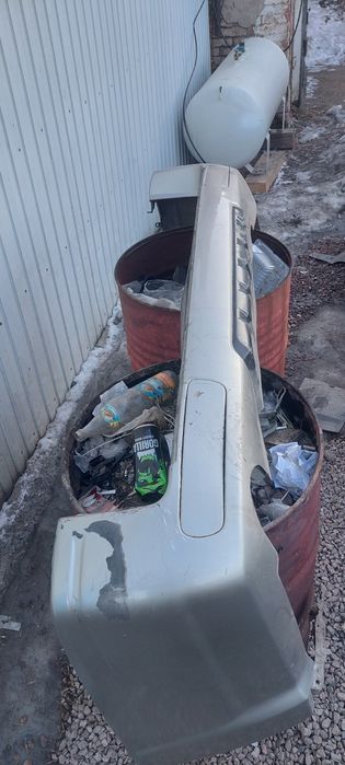 Бампер задний на паджеро 3