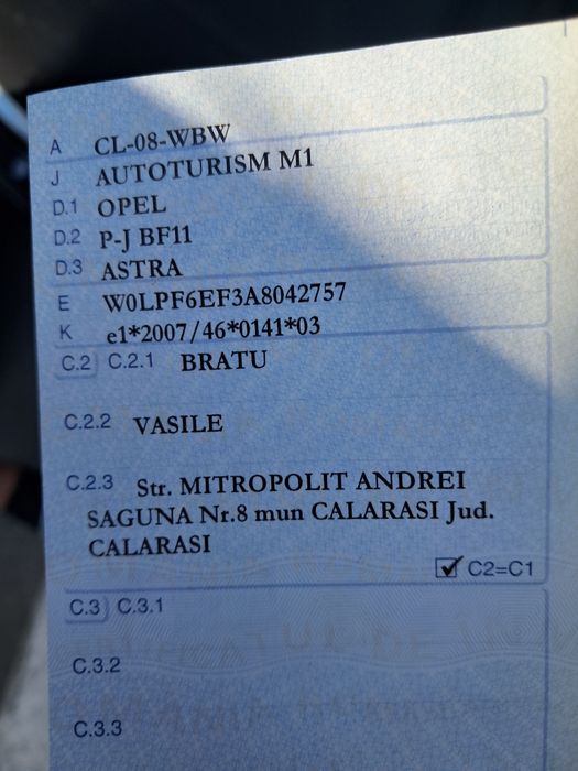Se vinde opel astra j