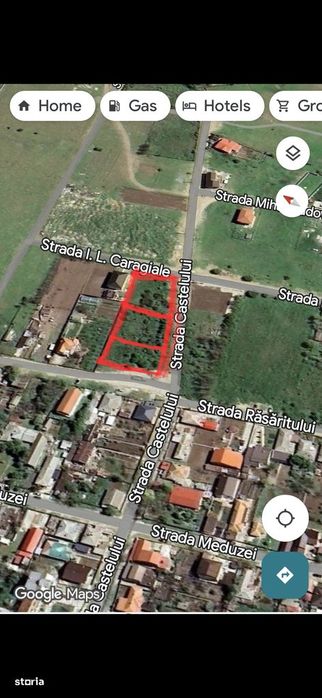 Teren Eforie Sud 500mp zona Castelul de Apa intravilan utilitati