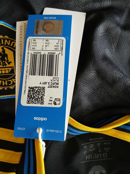 Футболна тениска, Adidas Man United, 13-14 год, 164 см