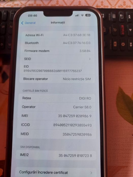 Vand iphone 13max pro max /256gb