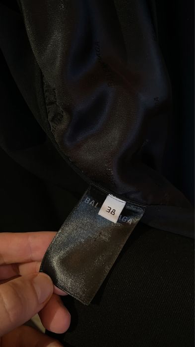 Jacheta Balenciaga oversized virgin wool