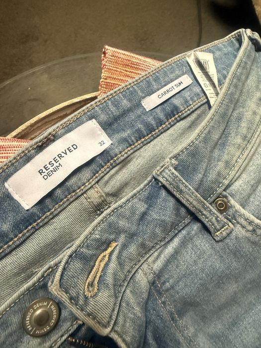 Дънки Reserved carrot slim 32