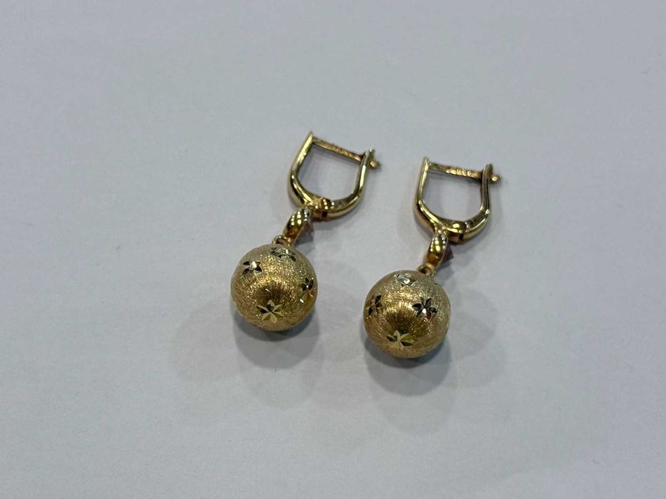 Златни дамски обеци – 14K (585), 5.05 г