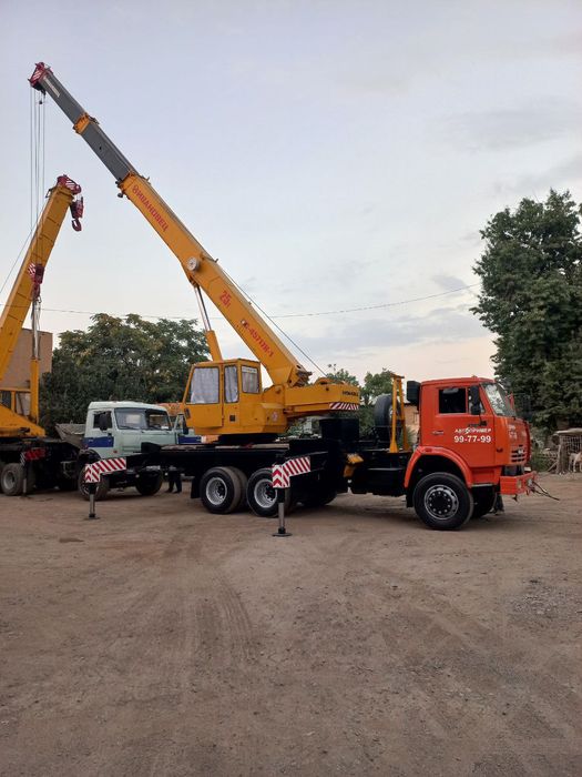 Услуги автокрана ивановец 25тонн по городу Самарканд