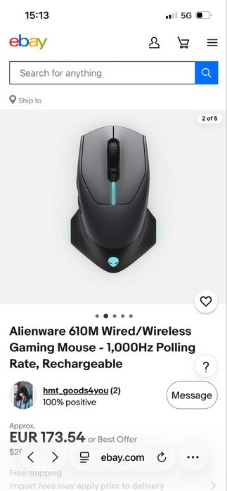 Мишка Alienware 610M