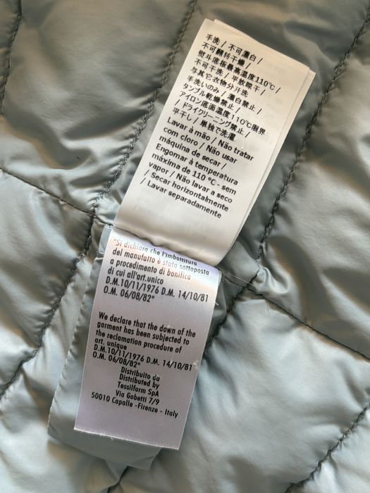 Patrizia Pepe бледо синьо яке XS с гъши пух