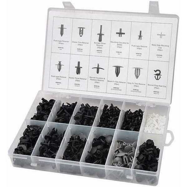 Комплект щипки за интериор Automat, Щипки за кори, За Volvo, 350бр