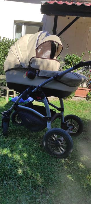 Детска количка Dizain Baby 2in1 Кожа
