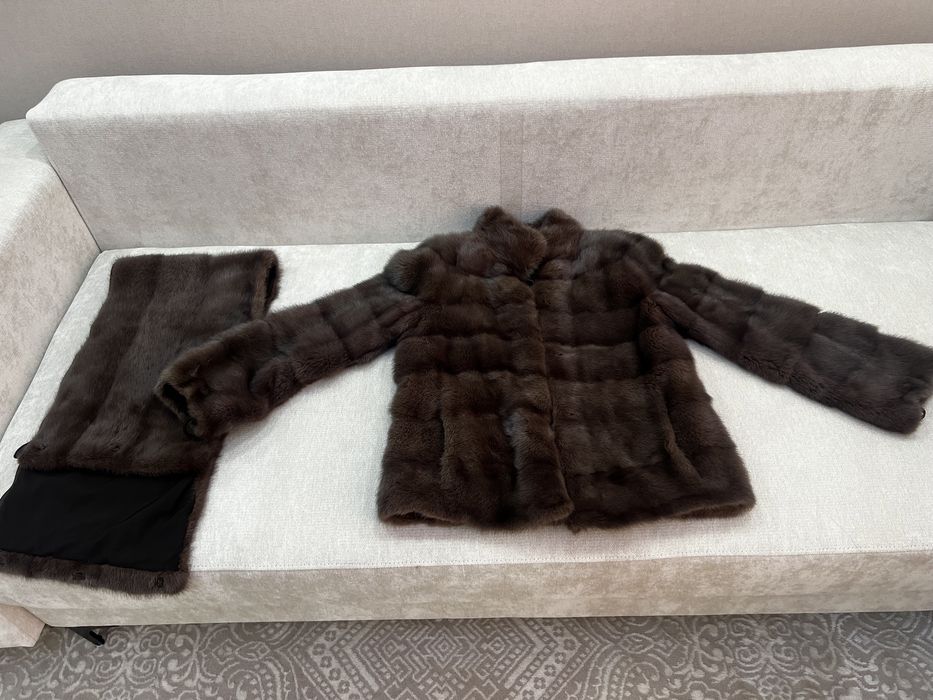 Норковая шуба размер S-M