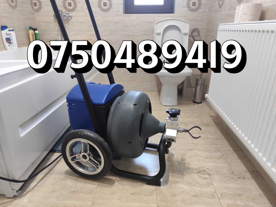 Desfundare Canalizare presiune apa, rac electric Profesional
