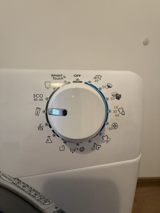 Пералня Candy Slim Smart CS4, 7kg, Invertor, Инверторен мотор, Бяла