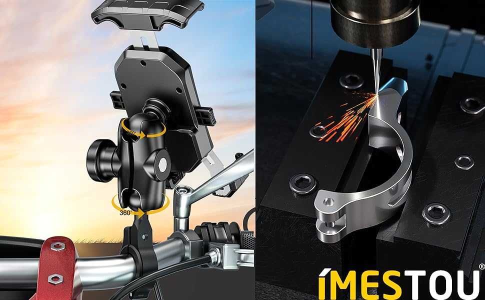 Suport telefon PM-01S, motocicleta, bicicleta, trotineta, waze, maps