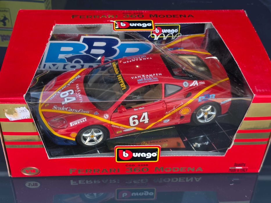 Macheta Auto 1/18 Burago Ferrari 360 Modena BBR