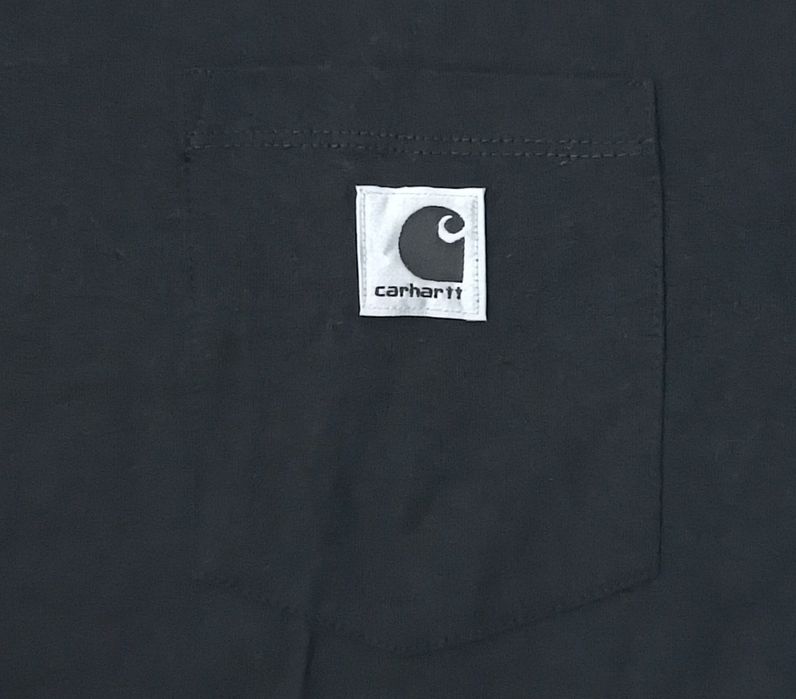 Carhartt WIP Pocket Shirt оригинална тениска S памучна черна фланелка