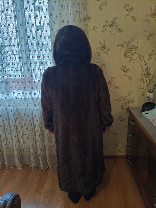 Норковая шуба 130 см