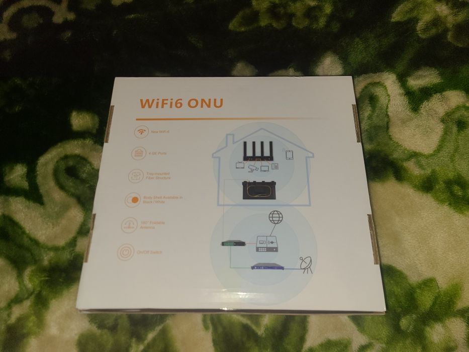 Wi-fi 6 GPON router AX3000, 3000 mbit/sekund, AloqaStroy