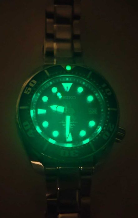 Seiko Prospex JDM Sumo "Blumo" SBDC033 (6R15) + сапфир – култов дайвър, отличен, бартер