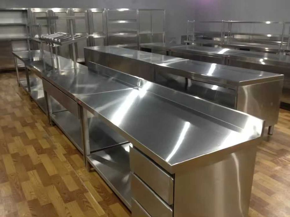 Столы из нержавеющей стали для кухни | Metall Mebel | Nerjaveyka
