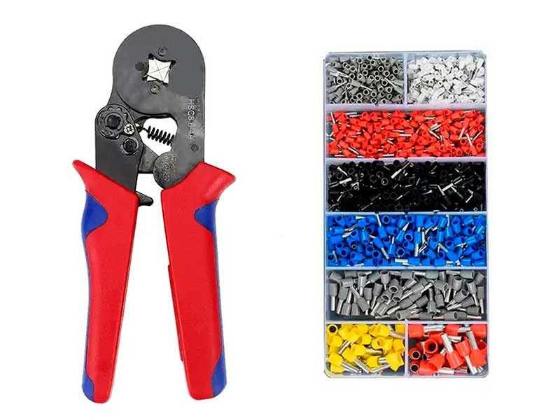 Cleste Sertizat Pini Terminal + 1200B Pini Cleste Sertizare Conectori