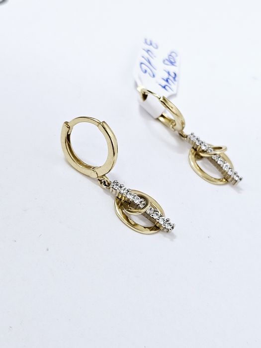 Vand cercei din aur 14 k 3.41 g cod 744