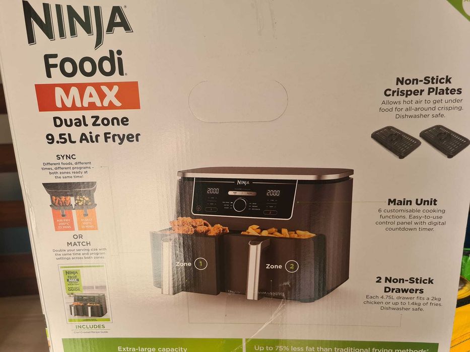 Ninja Foodi MAX Dual Zone Air Fryer [AF451UK] / [AF400EU], 9.5L