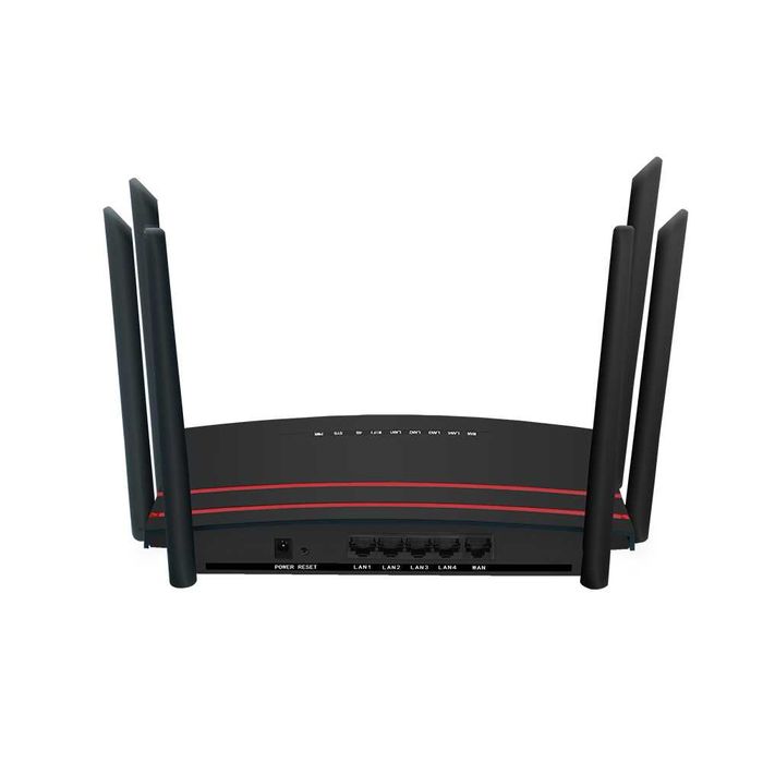 Router Wireless AX3000, Dual Band, 6 Antene Externe, 1200 Mbps, Nou