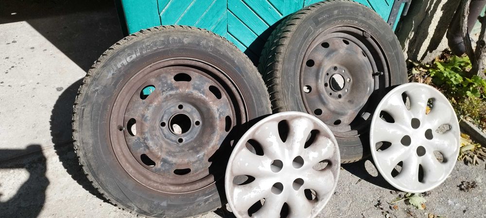 4бр. Джанти 15 цола 4х108 Пежо/Ситроен + зимни гуми и тасове
