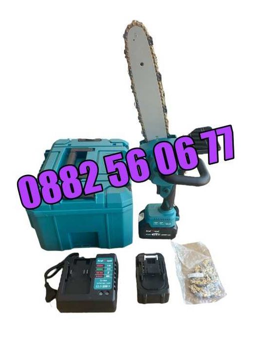 Акумулаторна мини резачка 36V 8Ah, акумулаторен трион, шина 25 см