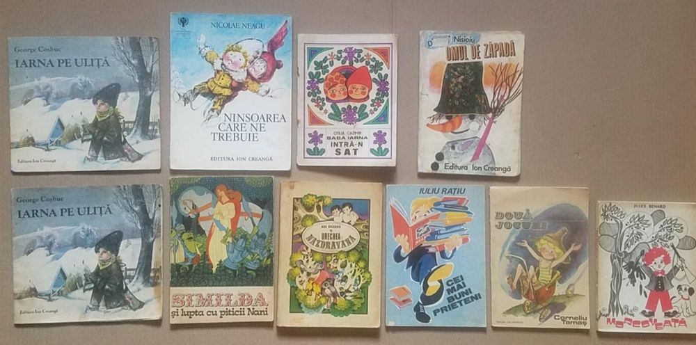 Carti vechi copii Iarna pe ulita Baba Iarna Srmilda Morcoveata Urechea